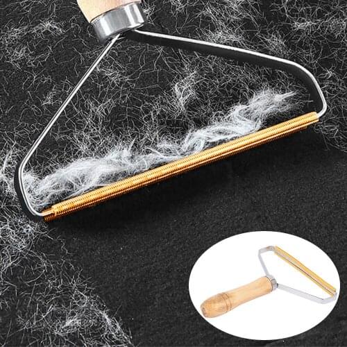 Portable Manual Clothes Lint Remover Fuzz Fabric Shaver Brush Tool for Carpet Woolen Coat Clothes Fluff Fabric Fur Remover Tool