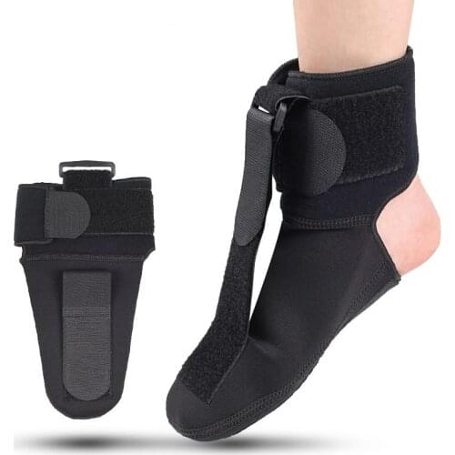 Adjustable Plantar Fasciitis Night Foot Splint Drop Orthotic Brace Elastic Dorsal Night Splint Foot Rehabilitation Stretch Strap