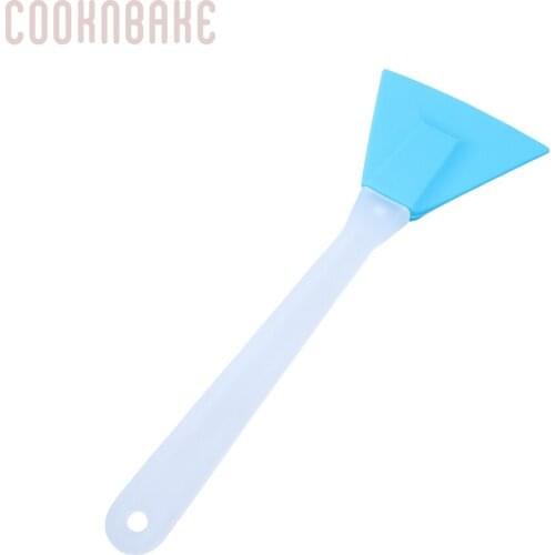 COOKNBAKE DIY Silicone Scraper Blade Creamy Scraper Soft Silicone Head Scraper Blade Baking Pastry Tool SBT-001-8