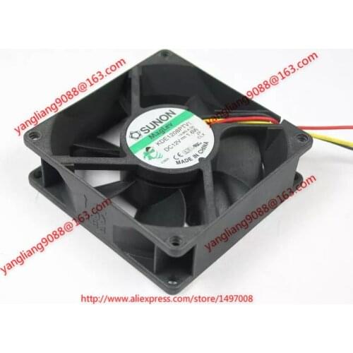 SUNON KDE1208PTV 13.MS.AF.GN DC 12V 1.6W 80x80x25mm Server Cooling Fan