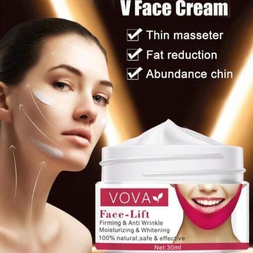 Vova Face Slimming Cream 3D Face Care Face Lifting Firming Cream Powerful V-Line Moisturizing Nourishing Skin Care Face Cream