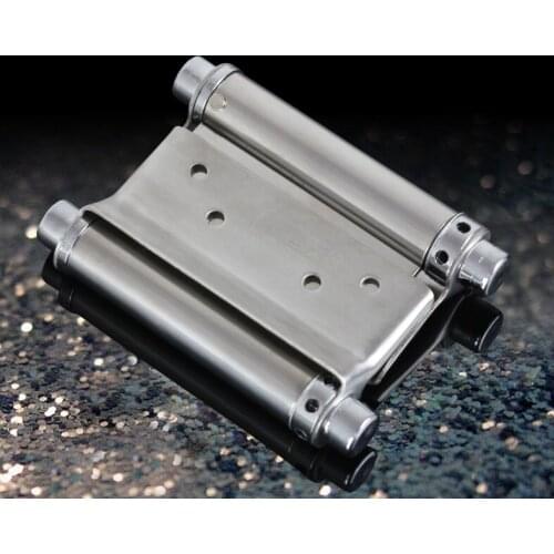 2Pcs/Lot best Stainless Steel 4" SPRING HINGES Cafe Saloon Swinging Door Double Sides Swings Hinge