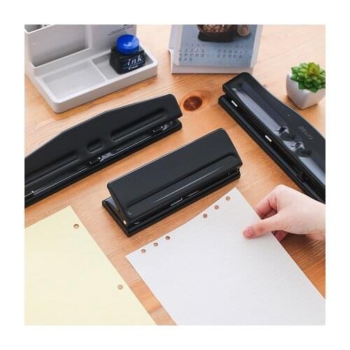 3 Holes 4 Holes 6 Holes Creative Adjustable Hole Punch Handmade Paper Puncher Metal Circle Punch Machine