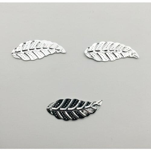 450pcs 12*30mm Leaves Silver Flat Loose Sequins Paillettes Sewing,Wedding Craft,Women Kids DIY Garment Accessory SFLYX