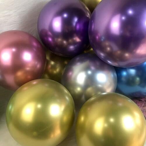 5-18inch Party Decoration Balloons Metal Pearl Latex Balloons Chrome Metallic Colors helium Air Balls Globos Birthday Party