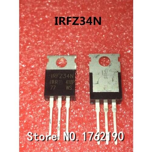 50pcs/lot IRFZ34N TO-220 29A/55V/0.04 Europe N-Channel MOSFET Brand new original