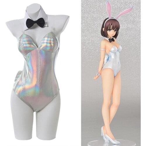 Anime Comic Saekano How to Raise a Boring Girlfriend Cosplay Costumes Katou Megumi Cosplay Costume Bunny Girl Clothes Dress