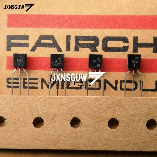 10PCS 2N5087 TO-92 Transistor 5087 Audio pair tube power 2N5087 transistor Triode Taping Laser word FAIRCHILD