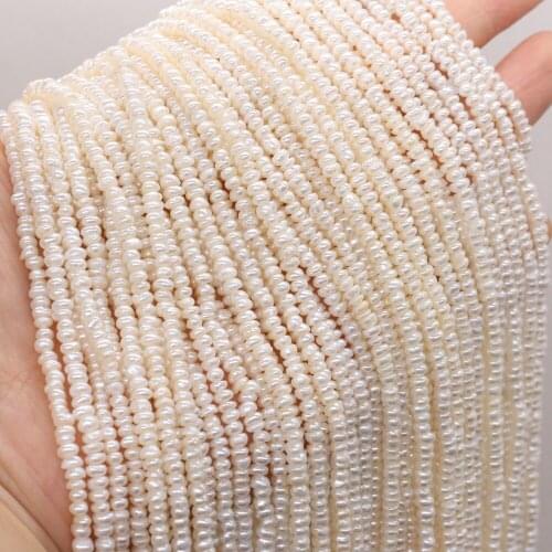 Natural Pearl Beads Potato Original White Freshwater Pearl Beading Charms Accessories for Jewelry Making Necklace Bracelet