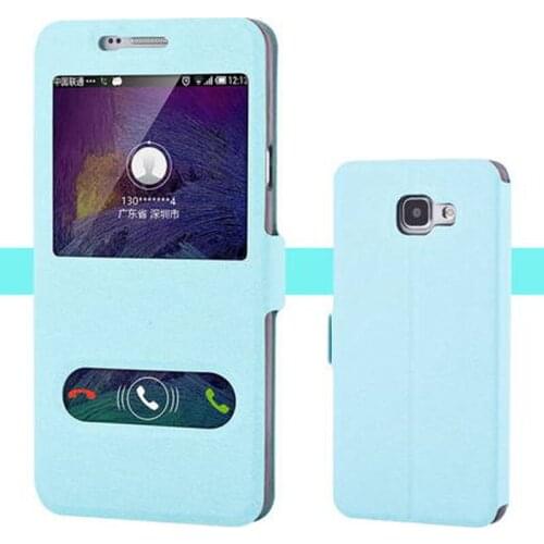 2pcs For Samsung A7 2016 A 7 A7100 A7plus A7 plus A710F A7108 A76 Case Flip Cover Case Cover for Galaxy A7 Phone Case Coque