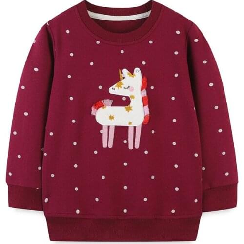 Unicorn Kids Clothes for Baby Kids Sweatshirts Fall 2020 Cotton Childrens Clothing Infant Girls Garment