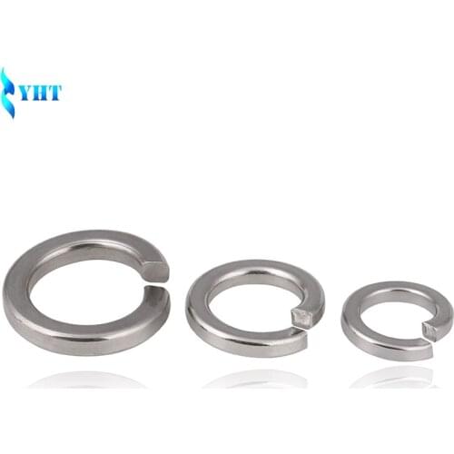 DIN127 GB93 M1.6 M2 M2.5 M3 M4 M5 M6 M8 M10 M12 304 Stainless Steel Shells Pad Spring Lock Washer Elastic Gasket Pad