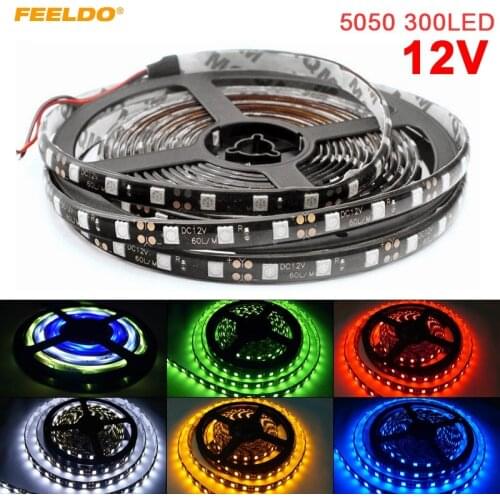 FEELDO 1PC Car Waterproof 5050SMD 300 Leds Decoration LED Strip Light DRL Light