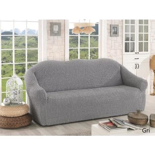 Home Strech 3 Seater Cotton Armchair Couch Cover Decorative Protector Multiple Colored
