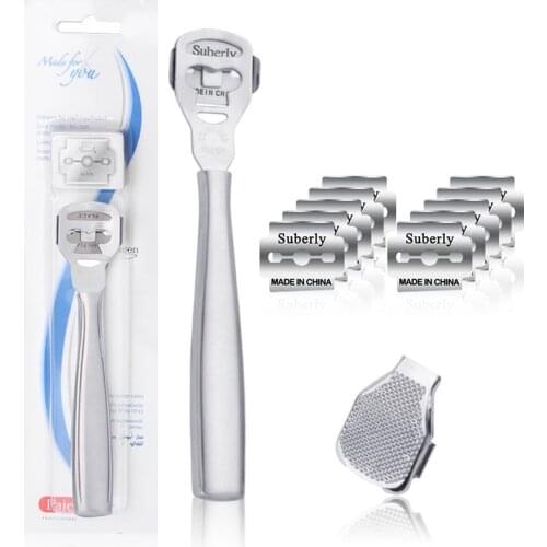 1PCS tainless Steel Pedicure Foot Hard Dead Skin Remover Cutter Shaver Trimmer Pedicure Callus Blade Body Care Tools Accessories