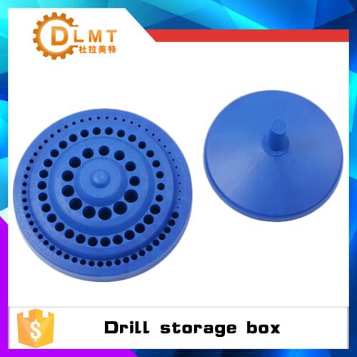 Machine tool bit storage box 100 hole machine tool bit 1mm-3.9mm drill bit finishing rack CNC machining center plastic tray