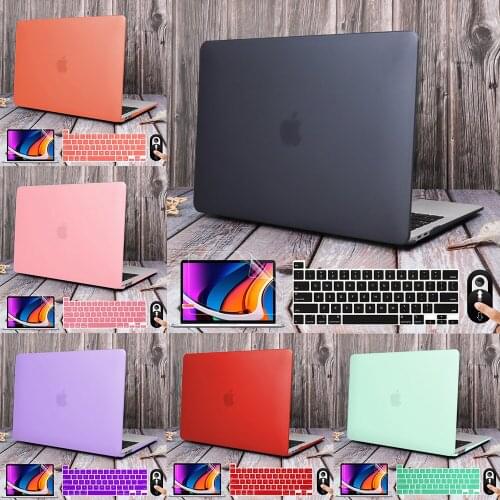Matte Plastic Hard Shell Case for MacBook Pro 13 Inch 2020 M1 A2338 A2289 A2251 Touch Bar & ID Keyboard Cover Screen Protector