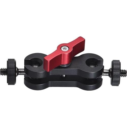 Mini Multi-Function Magic Arm Double Ball Head 1/4-inch Screw for DSLR Camera Stabilizer Monitor LED Lights Gimbal Accessories