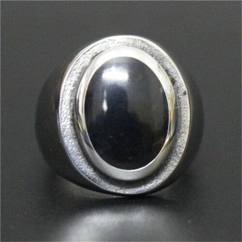 1pc Fast Shipping New Design Black Ring 316L Stainless Steel Band Party Top Quality Biker Style Ring