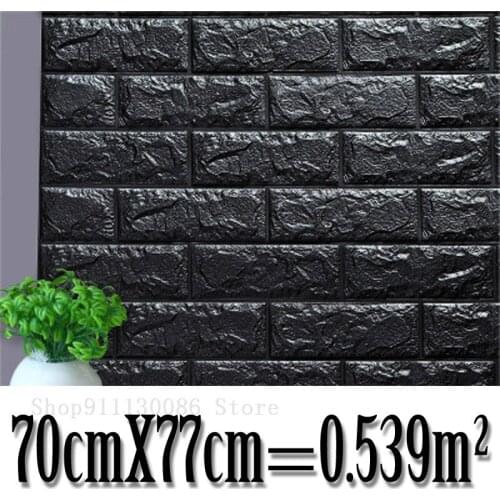 3D Wall Stickers Imitation Brick Bedroom Decor Panel Self-Adhesive Wallpaper For Living Room Kitchen TV Backdrop Home Decoration
