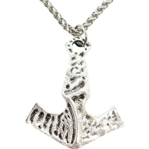 Nostalgia Viking Axe Pendant Vintage Necklace Men Vikingos Jewelry Talisman Amulet