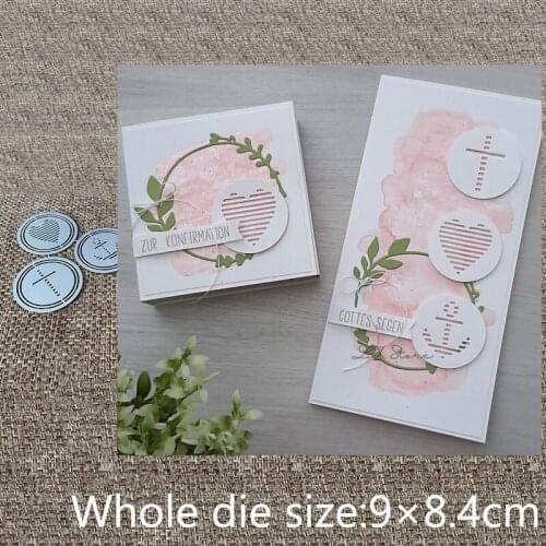 New Design Craft Metal stencil mold Cutting Dies cross heart anchor circle scrapbook die cuts Album Paper Card Craft Embossing