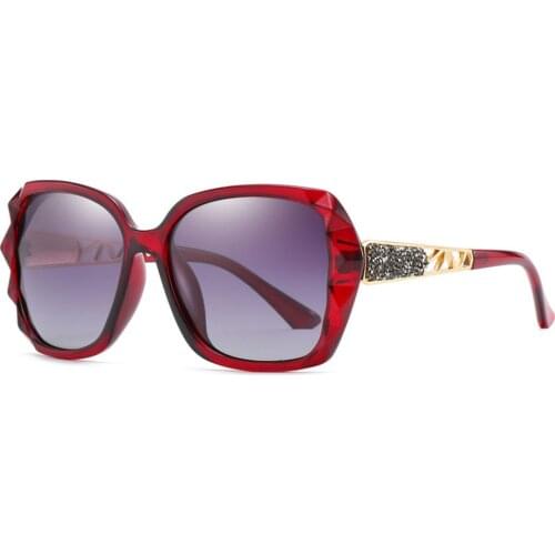 Fashion Square Polarized Sunglasses Women Luxury Brand Big Lady solar Sun Glasses Female Mirror Shades Oculos De Sol Feminino