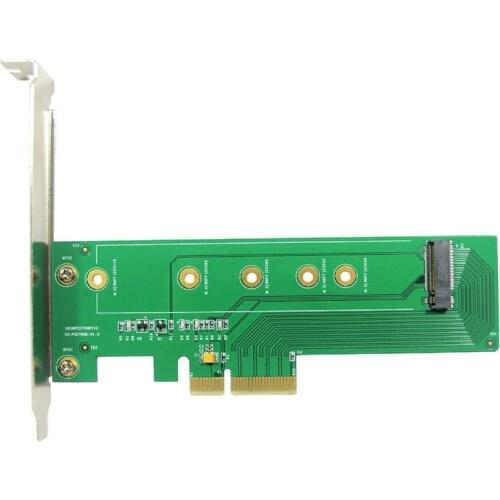 Add on Card PCIE TO M2 Adapter M.2 NGFF M key NVMe to PCI-e 3.0 x4 Adapter PCI Express Adapter for 22110 2280 2260 2242 2230 SSD
