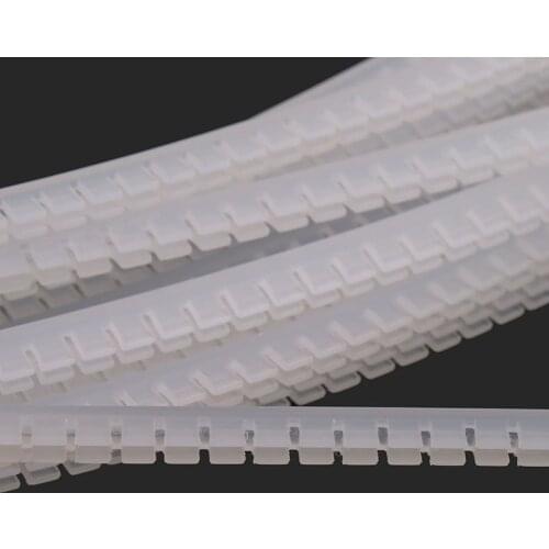Tooth type protective belt movable protective sleeve insulation protective sleeve tooth type protective sleeve 10m