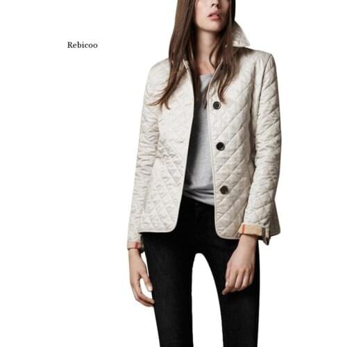 Women Fashion Jackets Coats Cotton-Padded Clothes Single-Breasted Slim Style Female Winter Autumn Palid Parkas Plus Size 3Xl 4Xl