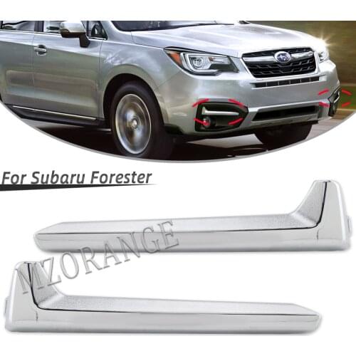 1 pair Fog Light cover Trim Driving Lamp For Subaru Forester 2017 2018 fog light trims covers 2pcs left right
