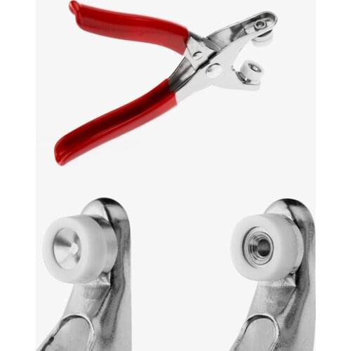 1 pc Sewing Accessories 9.5MM hollow five-claw button pliers 10MM solid five-claw button pliers Fastener Snap Pliers Sewing Tool