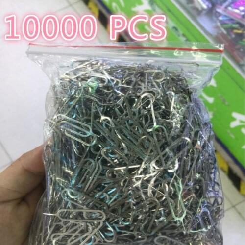 10000 pcs SIM Card Tray Eject Tool Needle Pin take the phone sim card out easy take For iPhone 4S 5 5S 6 huawei samsung