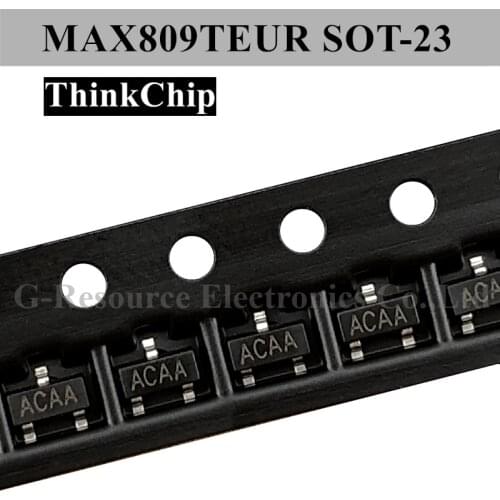 20 pcs) MAX809TEUR SOT-23 MAX809 SMD MCU Monitor IC (Marking ACAA)