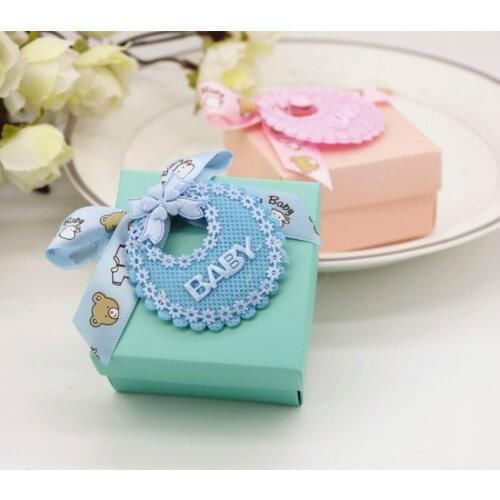 24pcs Tiffany Blue earth cover candy boxes baby birthday party birthday gift box