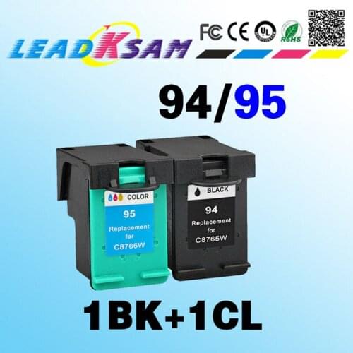 2X For 94 95 printer ink cartridge compatible for hp 94 95 Deskjet 5740 6540 6840 9800 9860 5440 Psc 1610 1510 2350 2355