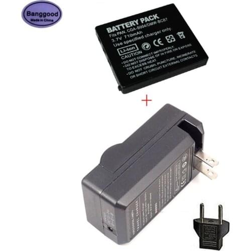 Banggood 3.7V 710mAh CGA-S004 CGA-S004E CGA S004 Camera Battery For Panasonic LUMIX DMC-FX7 DMC-FX2 FX2 FX7 DMW-BCB7