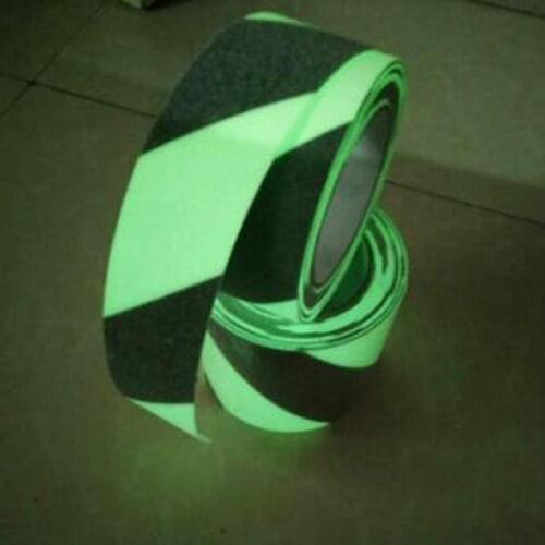 5cmx5m Adhesive Warning Tape Anti Slip Luminous Tape Glow in Dark Stair Bathroom Reflective Tape Non-slip Tape Security Stickers