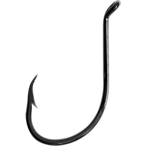 50PCS 5/0 6/0 Classic Beak Octopus Hook Saltwater Fishing Hook Black Color 92553NP-BN Chemical Sharpen Reversed Forged Shank