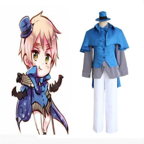 Anime Hetalia Axis Powers Cosplay Costumes United Kingdom Uniform Cosplay Costumes Halloween Carnival Party Cosplay Costumes