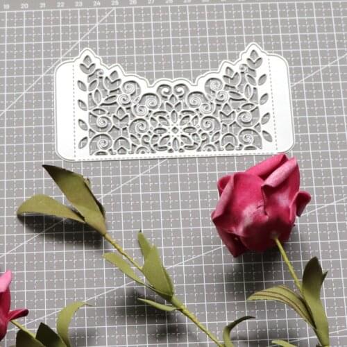 Flower Leaf Envelope Metal Cutting Dies Stencil Template For DIY Scrapbooking Embossing Paper Cards Album Making Decorative