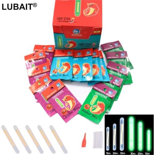 Fishing Float Fluorescent Lightstick 25PCS 4.5*37mm Night Light Lots Rod Lights Dark Glow Stick Party River Ocean Fish Tackle