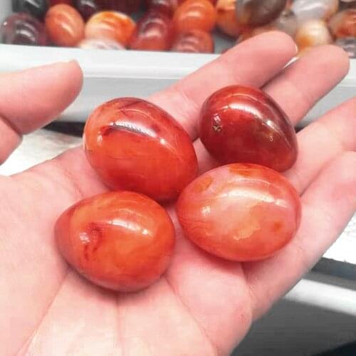 Agate stone egg natural gemstone crystal minerales fontaine decoration maison spiritual engel healing reiki arredo casa