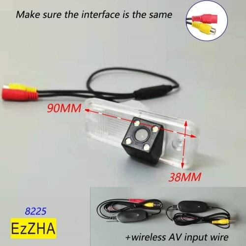 4LED light Vehicle Dynamic Parking Line Car Rear View Reverse Backup Camera For Hyundai Santa Fe IX25 Creta Carens Azera SantaFe