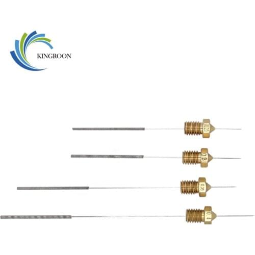 KINGROON Stainless Steel Cleaning Needle 0.15mm 0.2mm 0.25mm 0.3mm 0.35mm 0.4mm Part Drill For Nozzle 3D Printer Cleaning Needle