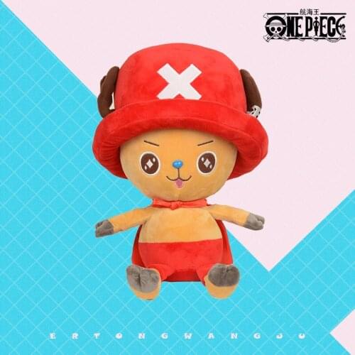 [MYKPOP]ONE PIECE Dolls CHOPPER Action Figure Sitting Height 25cm Stuffed Doll Amine Fans Collection Birthday Gift SC20071914