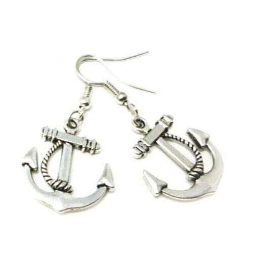 HOT !!! Fashion Jewelry Earrings Beautiful Anchor Charm Drop Earrings Pendant Vintage for woman gift -141
