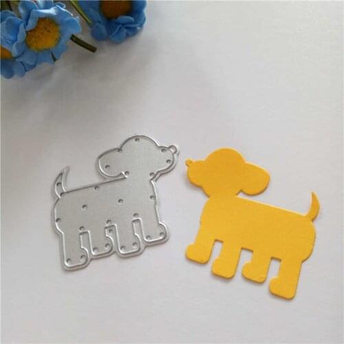 Cute Cartoon dog Animal Metal steel Die Cuts Cutting Dies stencils For DIY Scrapbooking Photo Album Embossing paper Cards Crafts