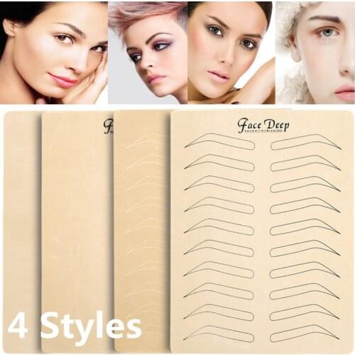 New Microblading Supplies Eyebrow Practice Latex Skin Permanent Makeup Tattoo Training Eyebrow Skin Tattoo Supplies No Ink Need