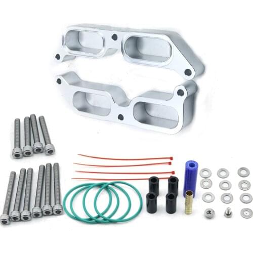 Intake Manifold Spacer Billet Power Block Aluminum Car Accessory Kit Silver For 13-19 Subaru BRZ Engine